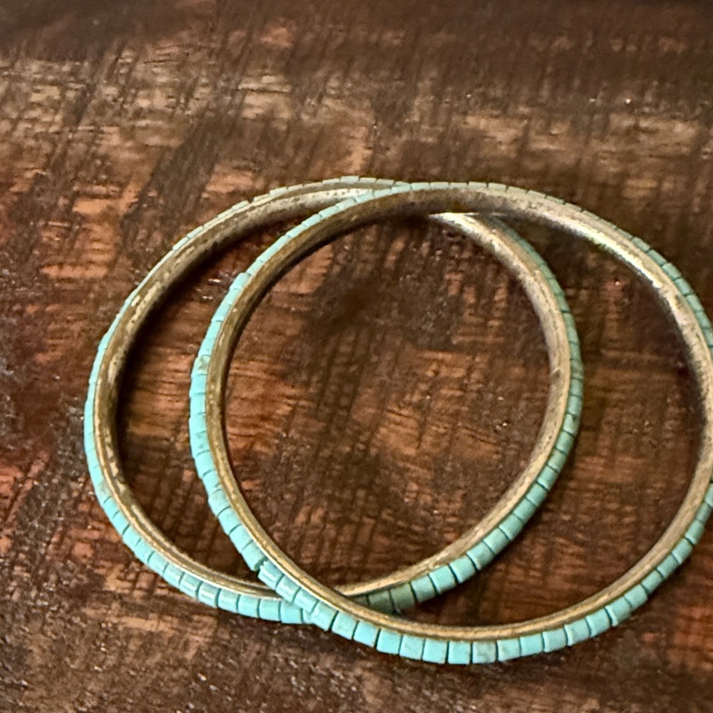 Turquoise Bangle Set - Picture 2 of 2